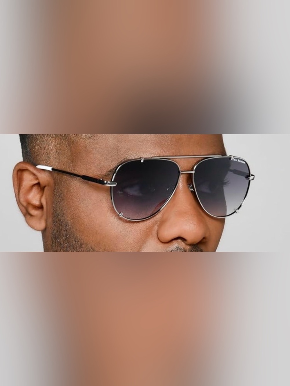 ✨Host pick✨True Religion Silver Double Bridge Aviator Sunglasses only